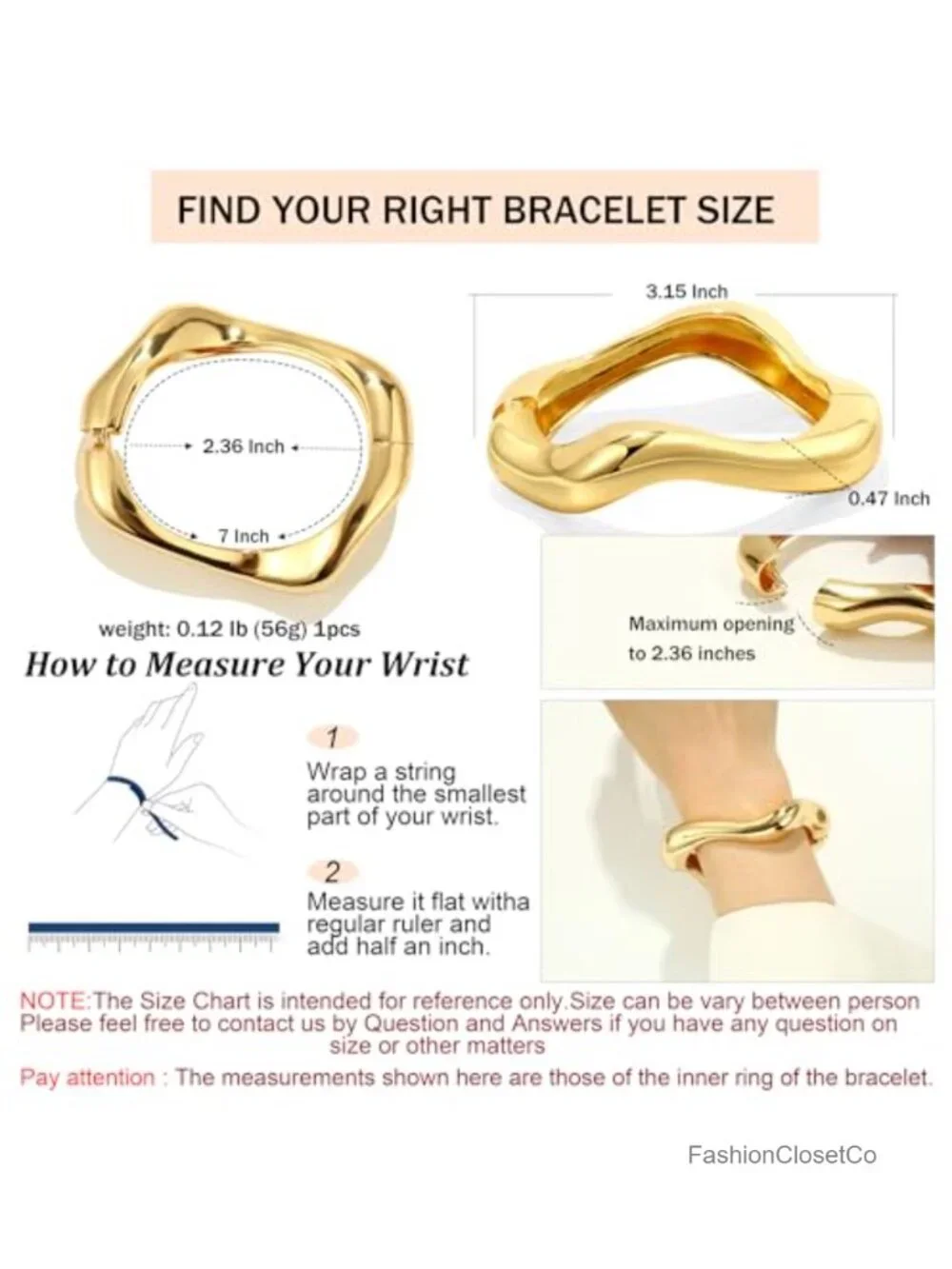 Chunky Gold Plated Bangle Bracelet Set Hinged Cuff Trendy Arm Jewelry